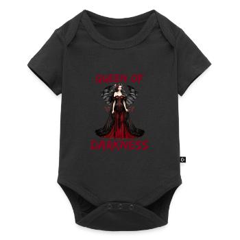 Queen of Darkness für Gothik Fans - Baby Premium Kurzarmbody - Schwarz - Vorne