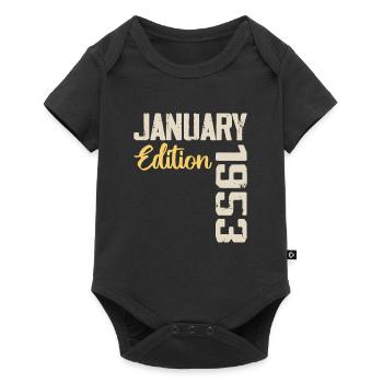 Birthday gift born in January 1953 - 1953 - Baby Premium short-sleeve bodysuit - black - Front
