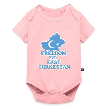 East Turkestan - Baby Premium Kurzarmbody - Rosa - Vorne