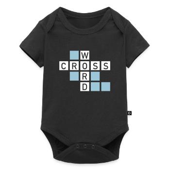 Mots croisés - Body à manches courtes Premium Bébé - noir - Devant