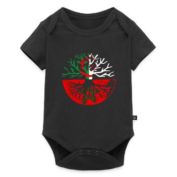 Morocco Algeria My Roots Khawa Khawa - Baby Premium short-sleeve bodysuit - black - Front