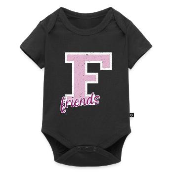 Best friends forever 3 meilleures amies cadeau - Body à manches courtes Premium Bébé - noir - Devant
