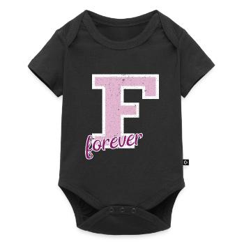 Best friends forever 3 beste Freundinnen Geschenk - Baby Premium Kurzarmbody - Schwarz - Vorne