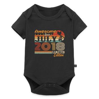 July 2018 July Birthday Gift July 2018 - Baby Premium short-sleeve bodysuit - black - Front