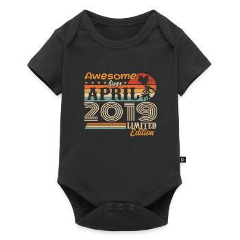 Les légendes sont nées en avril 2019 Cadeau - Body à manches courtes Premium Bébé - noir - Devant