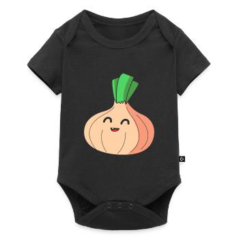 Oignon - Body à manches courtes Premium Bébé - noir - Devant