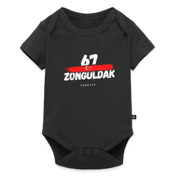 67 Zonguldak Türkei Türkiye - Baby Premium Kurzarmbody - Schwarz - Vorne