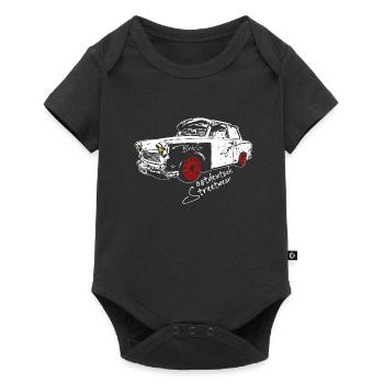 Streetwear est-allemand - Trabi - Body à manches courtes Premium Bébé - noir - Devant