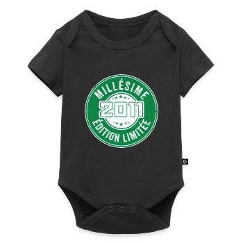 Millésime 2011 | édition limitée Anniversaire 2011 - Body à manches courtes Premium Bébé - noir - Devant