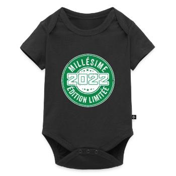 Millésime 2022 | édition limitée Anniversaire 2022 - Body à manches courtes Premium Bébé - noir - Devant