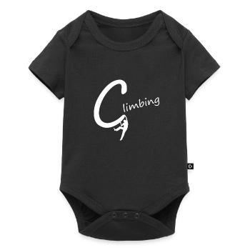 climbing klettern - Baby Premium Kurzarmbody - Schwarz - Vorne