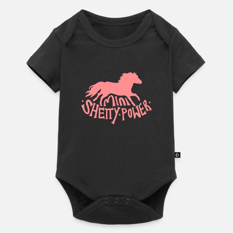 Shetty Power - Baby Premium Kurzarmbody - Schwarz