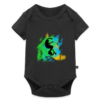 freestyle scooter - Baby Premium short-sleeve bodysuit - black - Front