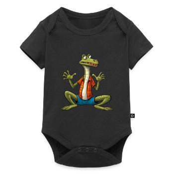 Lizard Yogi - Baby Premium short-sleeve bodysuit - black - Front