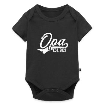 Opa 2021 - Baby Premium Kurzarmbody - Schwarz - Vorne