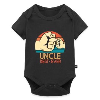Gift uncle uncle best ever uncle uncle - Baby Premium short-sleeve bodysuit - black - Front