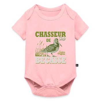Chasseur de bécasse cadeau cool chasse chasser - Body à manches courtes Premium Bébé - rose - Devant