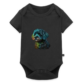 MIGNON CANICHE - Body à manches courtes Premium Bébé - noir - Devant