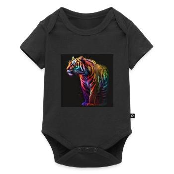 BEAU TIGRE - Body à manches courtes Premium Bébé - noir - Devant
