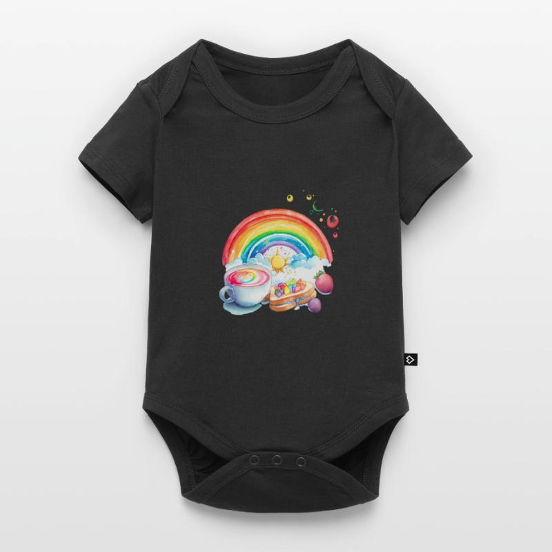 LUNCH - RAINBOW Baby Premium short-sleeve bodysuit