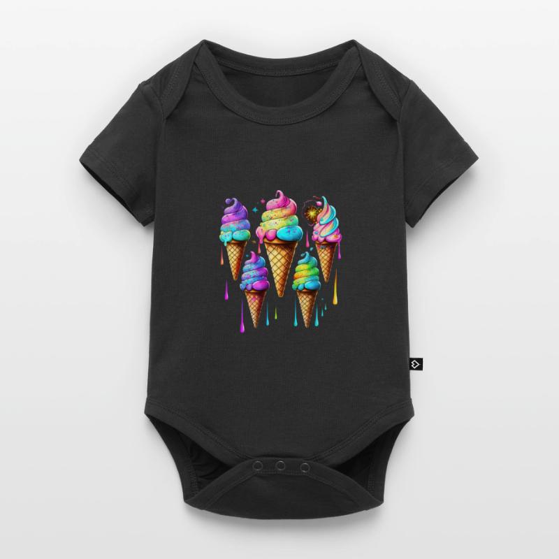 SEALING ICE Baby Premium short-sleeve bodysuit
