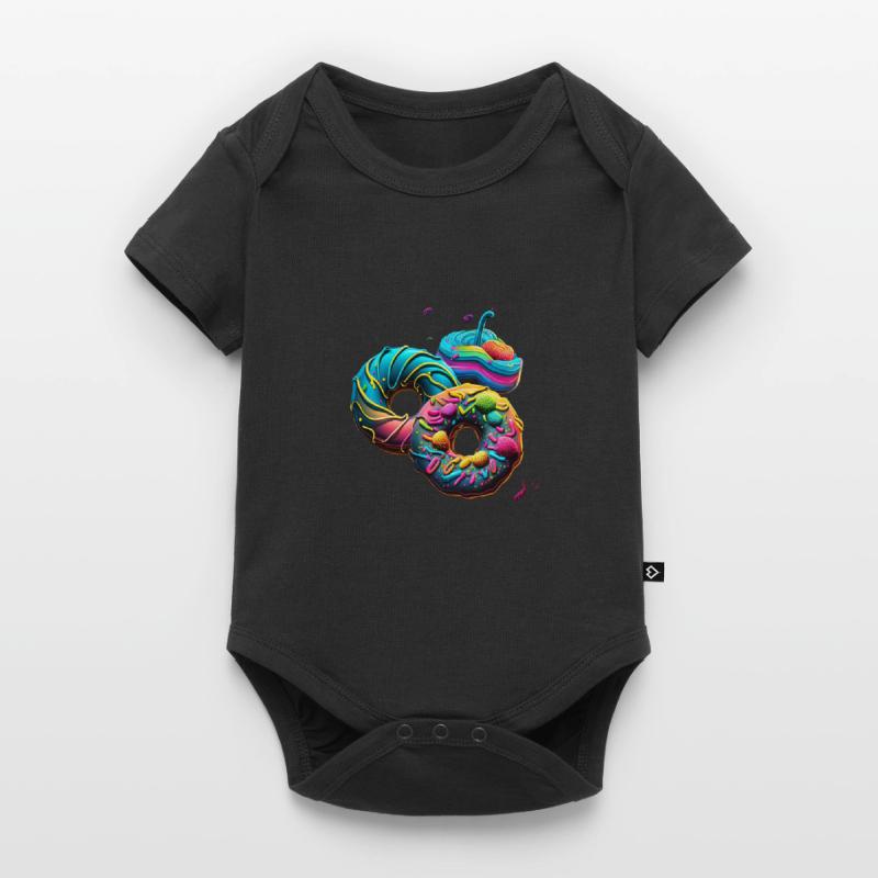 DONUTS AVEC DE LA BONNE CRÈME - BEIGNET Body à manches courtes Premium Bébé