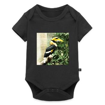 Animal : Calao - Body à manches courtes Premium Bébé - noir - Devant