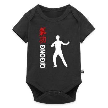 Qigong - Chigong - Body à manches courtes Premium Bébé - noir - Devant