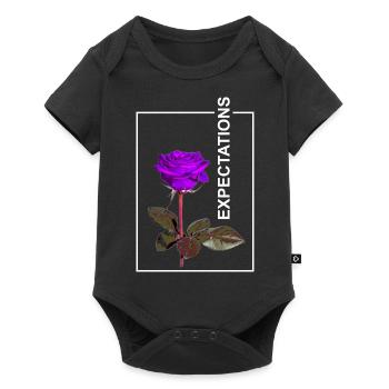 Rose Expectaions esthétique - Body à manches courtes Premium Bébé - noir - Devant