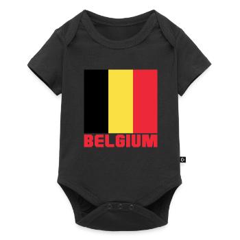 Belgique - Body à manches courtes Premium Bébé - noir - Devant