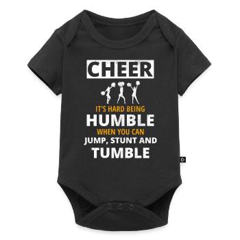 Cheerleader Cheerleading Coach Cheer Cheering - Baby Premium short-sleeve bodysuit - black - Front