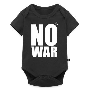 No war - Baby Premium short-sleeve bodysuit - black - Front