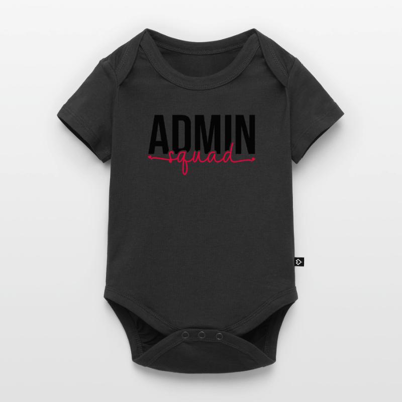 Admin Squad Front Office Admin Crew Assistant Baby Premium short-sleeve bodysuit