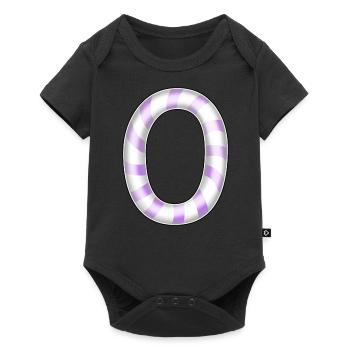 Birthday Strip Zero - Baby Premium short-sleeve bodysuit - black - Front