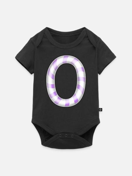 Birthday Strip Zero - Baby Premium short-sleeve bodysuit - black