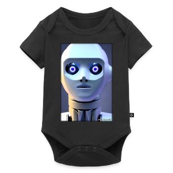 Robot Future Technology Science Android - Body à manches courtes Premium Bébé - noir - Devant