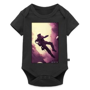 Astronaut Future Sci-Fi Technology - Baby Premium short-sleeve bodysuit - black - Front