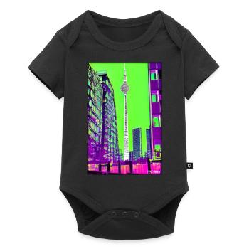 Berlin Berlin TV Tower City Landmark - Baby Premium short-sleeve bodysuit - black - Front