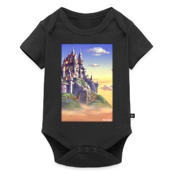 Castle Castle Fortress Architecture Landscape - Baby Premium short-sleeve bodysuit - black - Front