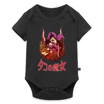 Witch summoning octopus tentacles - Baby Premium short-sleeve bodysuit - black - Front