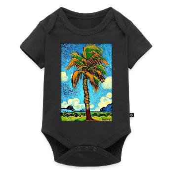 Palm Beach Holiday Summer Sun Sea Travel Holidays - Body à manches courtes Premium Bébé - noir - Devant