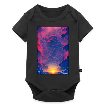Sunset Sunset Sun Sky Nature Summer - Baby Premium short-sleeve bodysuit - black - Front