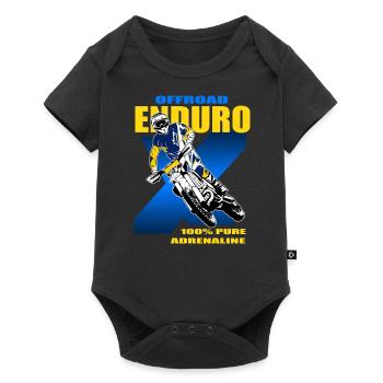 Enduro Offroad - Baby Premium short-sleeve bodysuit - black - Front