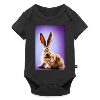 Rabbit Easter Easter Pet Easter Holiday - Baby Premium short-sleeve bodysuit - black - Front