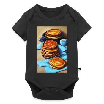 Pancakes Breakfast Delicious Food Baking Food Food - Baby Premium short-sleeve bodysuit - black - Front