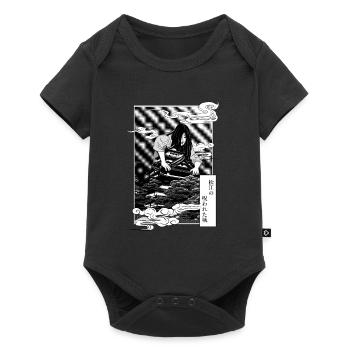 Ghost of Matsue Castle - Baby Premium short-sleeve bodysuit - black - Front
