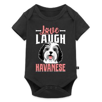 Amour Rire Bichon Havanais - Body à manches courtes Premium Bébé - noir - Devant