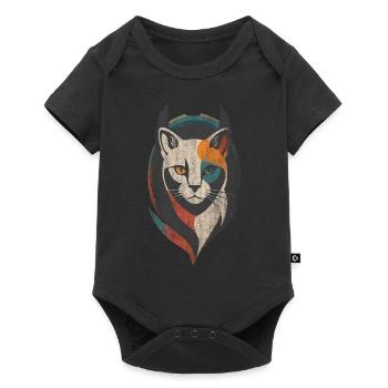 For Cat Fans Cat Art - Baby Premium short-sleeve bodysuit - black - Front