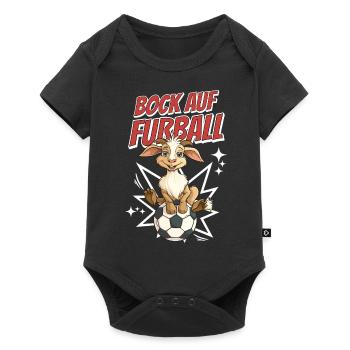 Drôle Humour Jeux de mots Football Football - Body à manches courtes Premium Bébé - noir - Devant