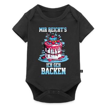 Baking Baker Baking Queen Baking Fairy Cake Cake - Baby Premium short-sleeve bodysuit - black - Front
